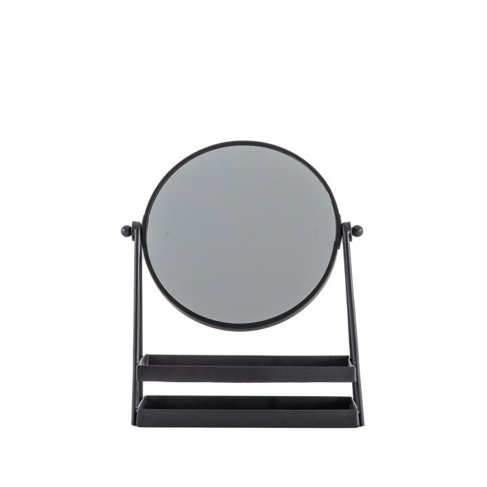 Vanity Mirror Tray in Black Medium